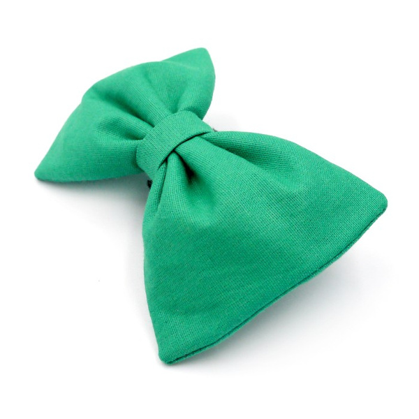 Green Dog Bow Tie, Pet Bow Tie, Bowtie, Collar Attachment