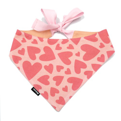 Bandanka na Walentynki dla psa Pink Love Psiakrew
