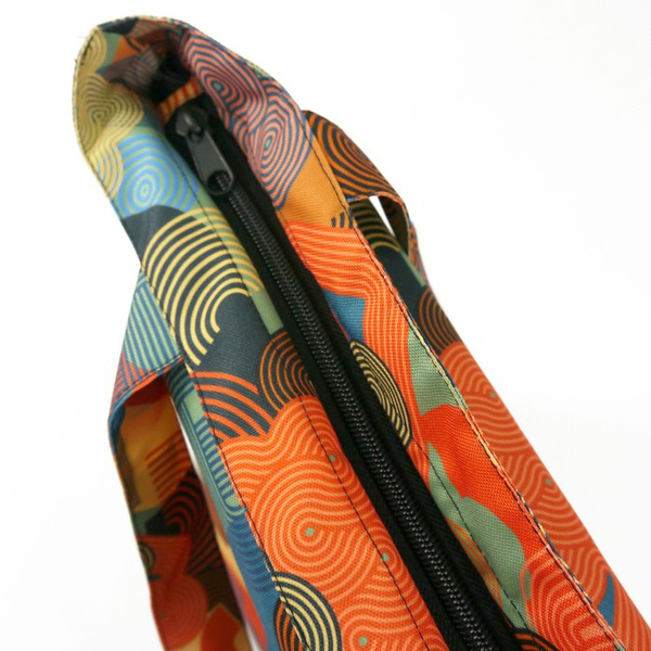 Large Shoulder Bag Geo Snake Psiakrew, voluminous colorful bag