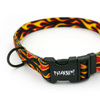 Dog Collar Psiakrew Dog On Fire, 2 cm 0.78"  wide, for smaller dogs, black extras