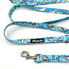 Long Dog Leash Shark Psiakrew width 2 cm (0.78") wide, holo snap hook 6 cm