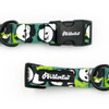 Dog Collar Bamboo Panda Psiakrew 2.5 cm, Black Fittings