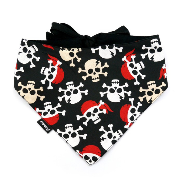 Premium Dog Bandana Pirates handkerchief style to tie around your pet’s neck