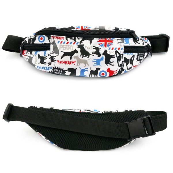Hip Bag English Bull Terrier white Hip Bag EBT Psiakrew