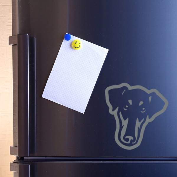 Naklejka na samochód Pies Doberman Psiakrew na ciemne karoserie