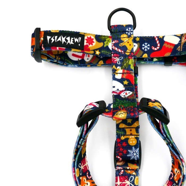 Harness for Dog, Model Winter is coming Guard Harness Small Harness for small dogs, puppies, black extras