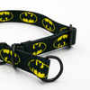 Half-choke collar Bat Dog, 2 cm wide, for small dogs, black extras