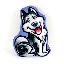 Siberian Husky Dog Decorative Pillow Cushion Stuffed Doggy cuddly mascot