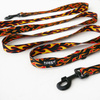 Dog Leash Dog On Fire width 2.5 cm, 1"  wide, big black snap hook