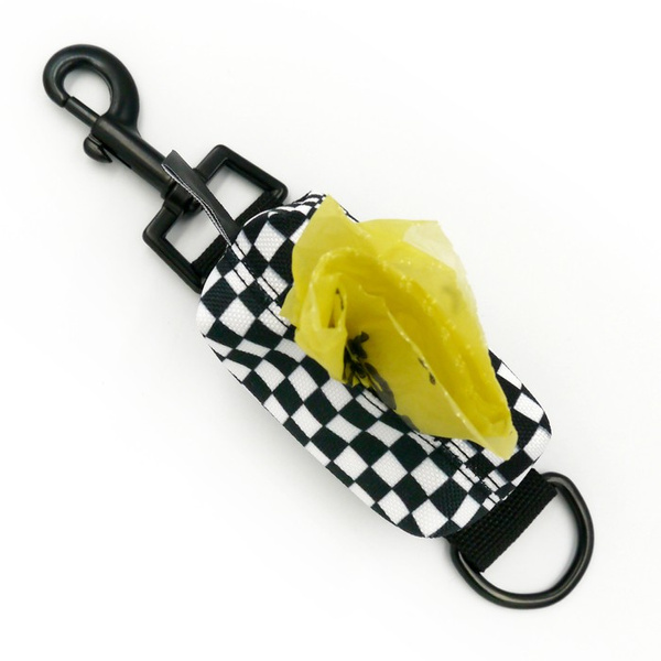 Pouch for poop bags Checker Psiakrew
