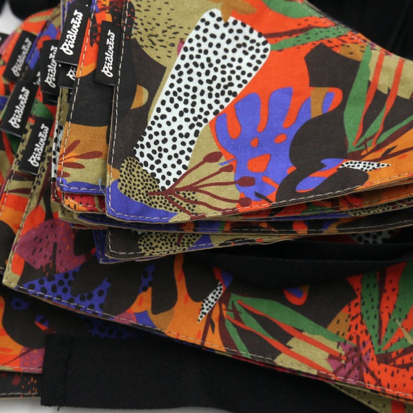 Dog Bandana Colorful Thicket Psiakrew handkerchief style to tie around your pet’s neck