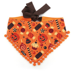 Halloween Hundehalstuch Trick or Treat Psiakrew, Taschentuch zum Binden um den Hals Ihres Haustieres