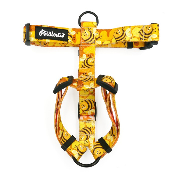 Harness for Dog Busy Bees Psiakrew Guard Harness Small Harness for small dogs, puppies, black extras