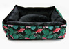 Bed for dog, Bedding for pets, Tropical Monstera, Psiakrew Design