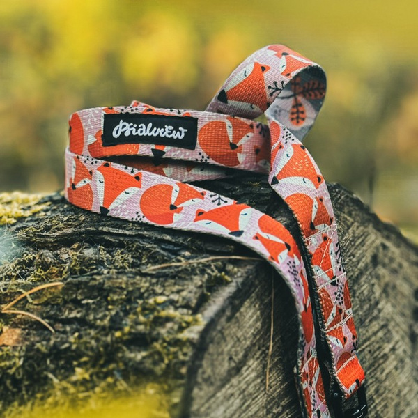 Hundeleine Foxy Lady Psiakrew, Breite 2,5 cm, Karabiner 6 cm schwarz