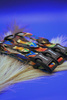 Dog Collar Colorful Thicket Psiakrew, 2 cm 0.78"  wide, for smaller dogs black extras