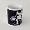 Mug with bull terrier Fitness, Dog Bull Terrier
