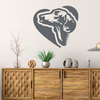 Dachshund Love Dog wall decal Psiakrew