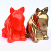 Sculpture Bull Terrier Golden Bling Bling!