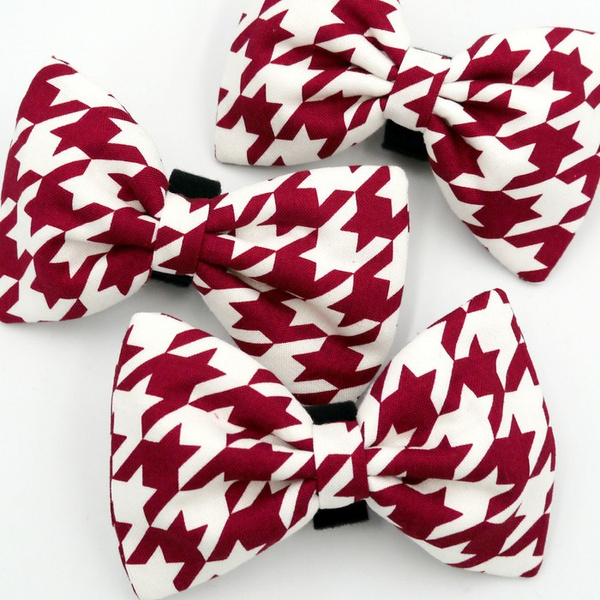 Coco checkered bow tie for a dog, elegant classic bow Psiakrew