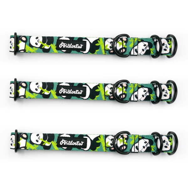 Halbstrang-Halsband für Hunde Bamboo Panda von Psiakrew