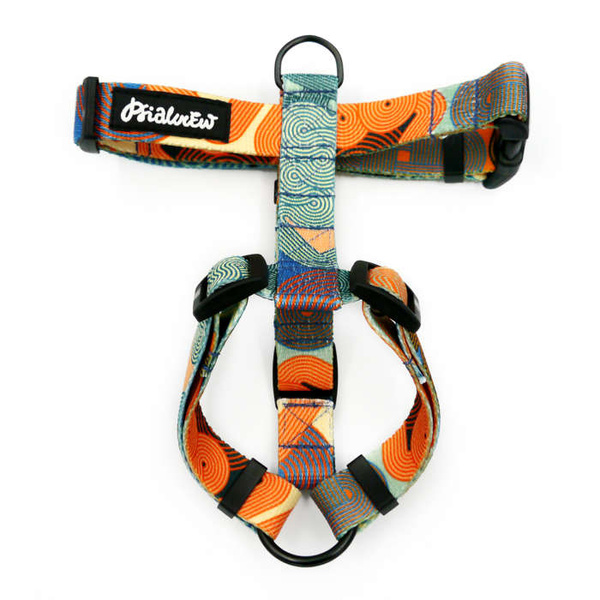 Harness for Dog, Model Geo Snake Guard Harness Small Harness for small dogs, puppies, black extras