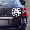Staffordshire Bull Terrier Psiakrew dog car sticker for dark car bodies