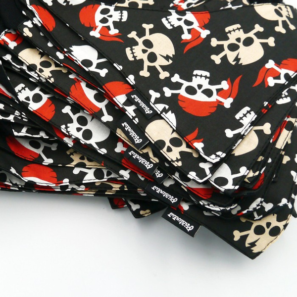Premium Dog Bandana Pirates handkerchief style to tie around your pet’s neck