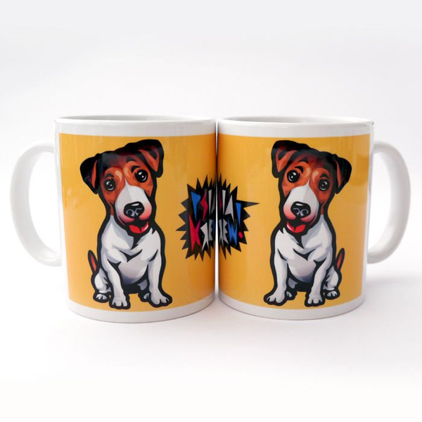 Kubek Pies Jack Russell Terrier Carttoon, Kubek dla fana rasy