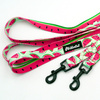 Hundeleine Watermelon Psiakrew Breite 2 cm, schwarzer Karabinerhaken 6 cm