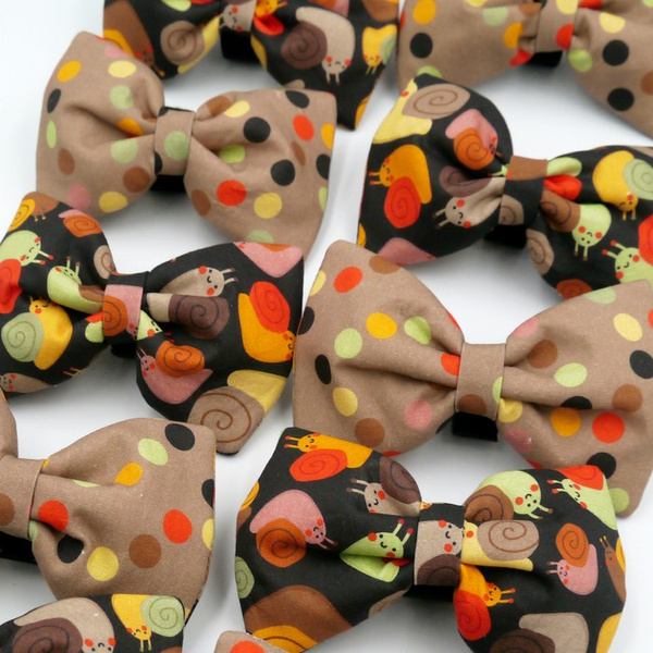 Psiakrew Dog Bow Tie Snail Family, elegant classic bow