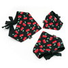 Dog Bandana Cherries handkerchief style to tie around your pet’s neck
