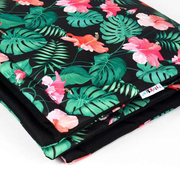 Waterproof Mat for the dog, puppy, cat Tropical Monstera Psiakrew Design