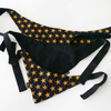 Christmas Black Dog Bandana Stars handkerchief style to tie around your pet’s neck