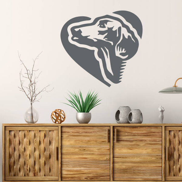 Dachshund Love Dog wall decal Psiakrew