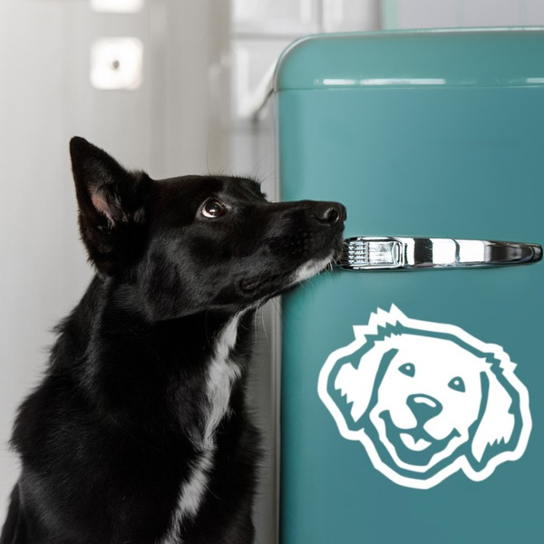 Golden Retriever Psiakrew Hunde-Autoaufkleber für dunkle Karosserien