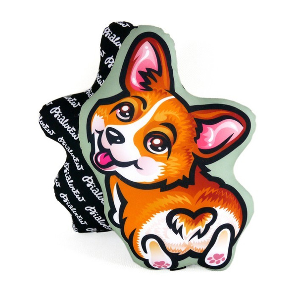 Welsh Corgi Hundekissen Psiakrew Kuscheliges Maskottchen Plüschtier