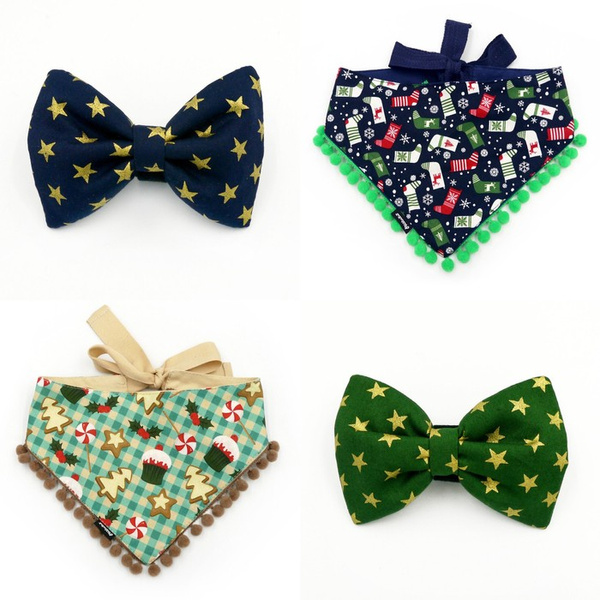 Set of Christmas Accessories Gift for a Dog, bow tie, bandana, Gifts Sweets Psiakrew