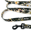 Dog Leash Zodiak width 2.5 cm, 1"  wide, snap hook black 8cm