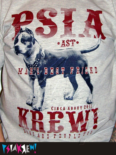 Amstaff T-shirt Dog American Staffordshire Terrier Man's best friend Psiakrew