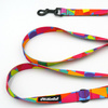 Walking leash for Dog Kaleidoscope Psiakrew, width 2 cm, black snap hook 6 cm
