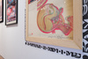 Litografia barwna PIERWSZY SKRZYDLATY POMNIK SWINGUJĄCEGO WHIPPETA grafika Krzysztof Świętek