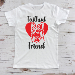 Personalized Women's T-Shirt with German Shepherd Dog – Psiakrew
