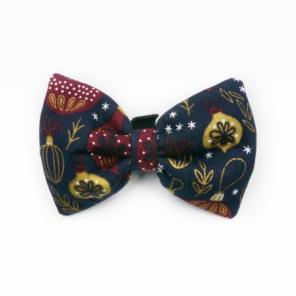 Christmas Dog Bow Tie Bubble, Pet Bow Tie, Bowtie, Collar Attachment