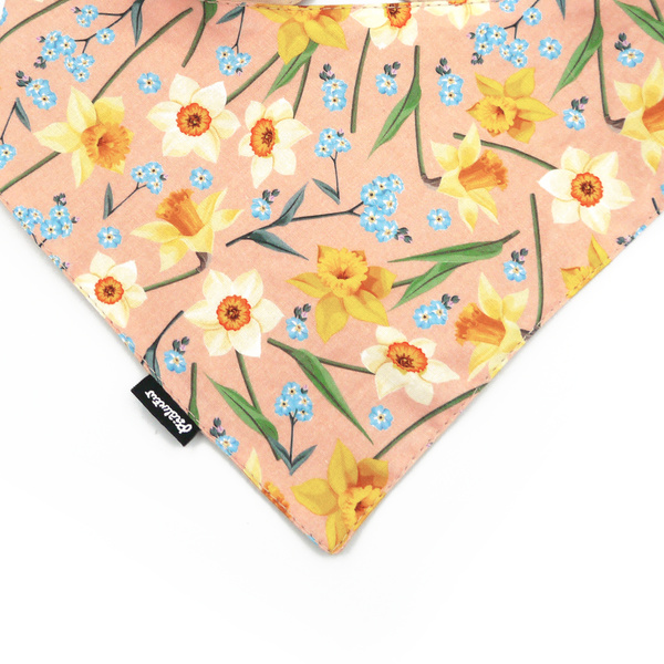 Dog Bandana Nice Flowers Psiakrew handkerchief style to tie around your pet’s neck