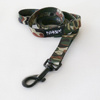 Dog Leash Camo width 2 cm 0.78 ", black snap hook 7 cm
