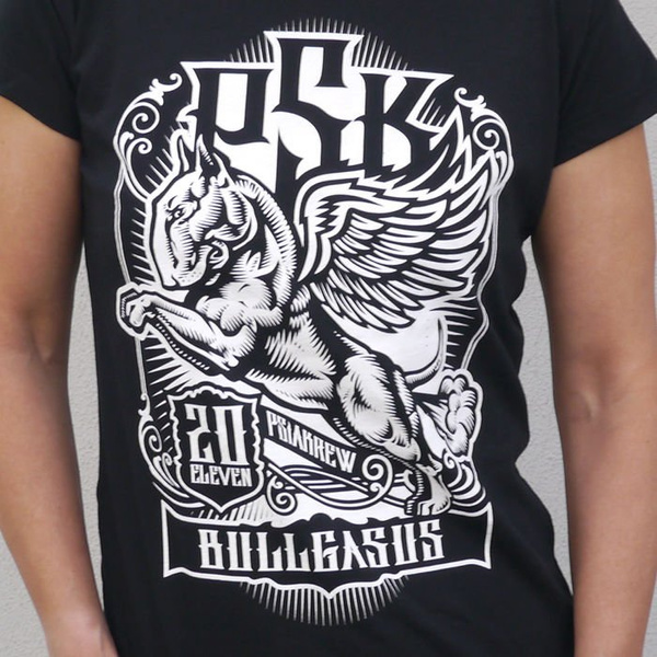 Women's T-shirt Bull Terrier Bullgasus