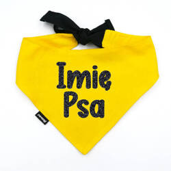 Psiakrew Bandana mit dem Namen des Hundes