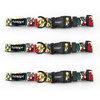 Dog Collar Psiakrew Jurassic Bark 2.5 cm, 1" wide, black extras