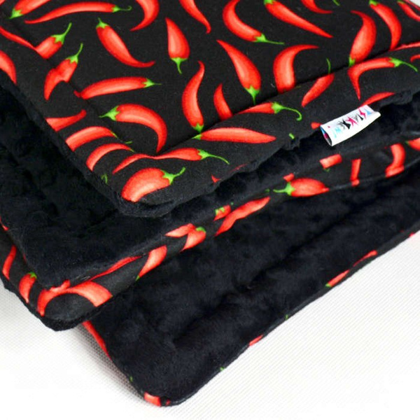 Premium Mat Plaid Blanket for the dog Red Hot Chili Psiakrew Design